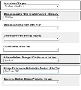 Storage-Awards