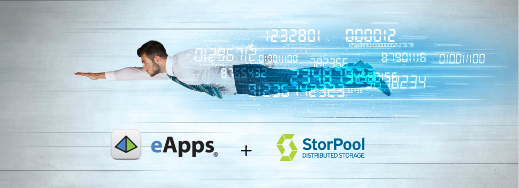 eApps and StorPool storage